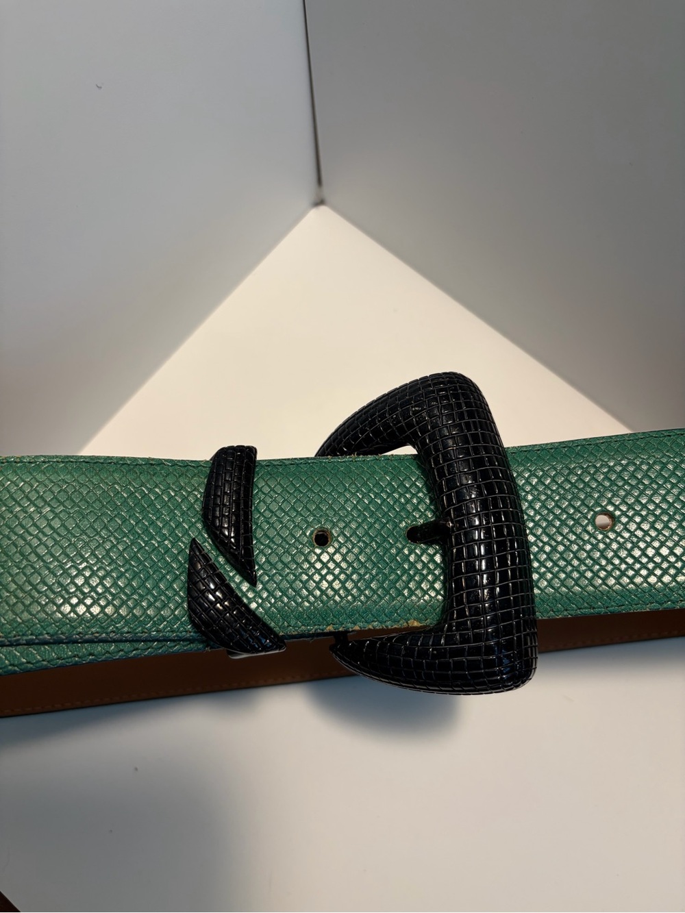 Ellen Tracy Italian Calfskin Belt